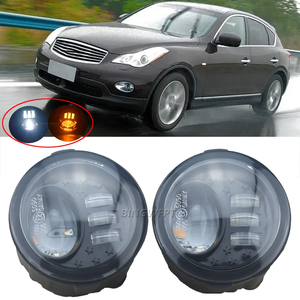 New Fog Light Headlight Car Front Bumber Lamp For Infiniti EX EX25 EX35 EX37 2008-2013 For NISSAN TIIDA Saloon SC11X 2006-2012