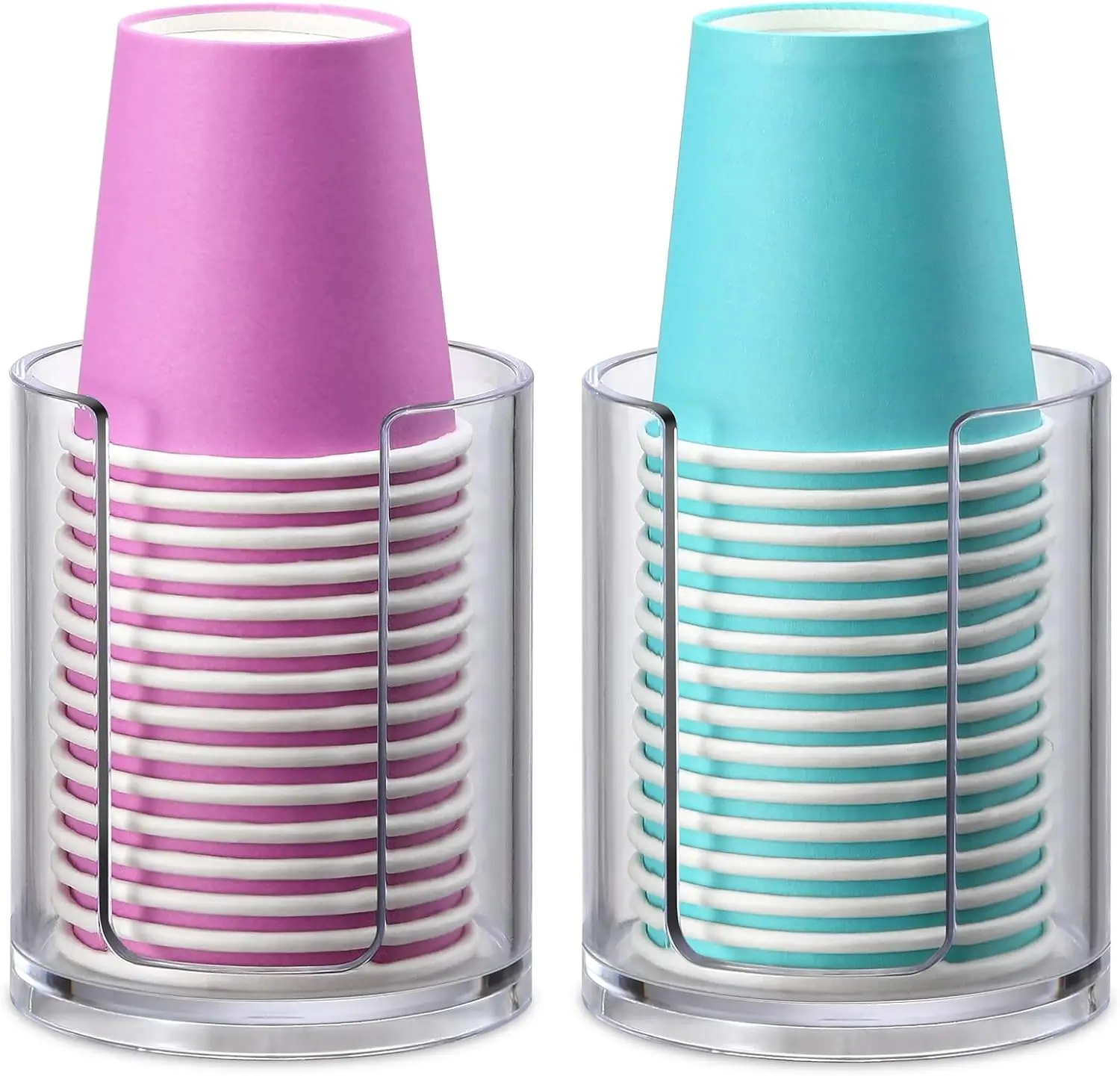 

Диспенсер для стаканчиков для ванной комнаты, 2 шт., держатель для стаканчиков для ополаскивателя для рта, маленькие держатели для одноразовых бумажных стаканчиков для ополаскивания в ванной.