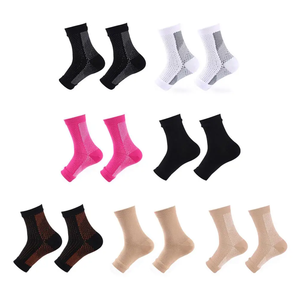 Chaussettes de neuropathie pour hommes et femmes, chaussettes orthèse de rinçage et chaussettes de compression de tendinite, fasciite plantaire,