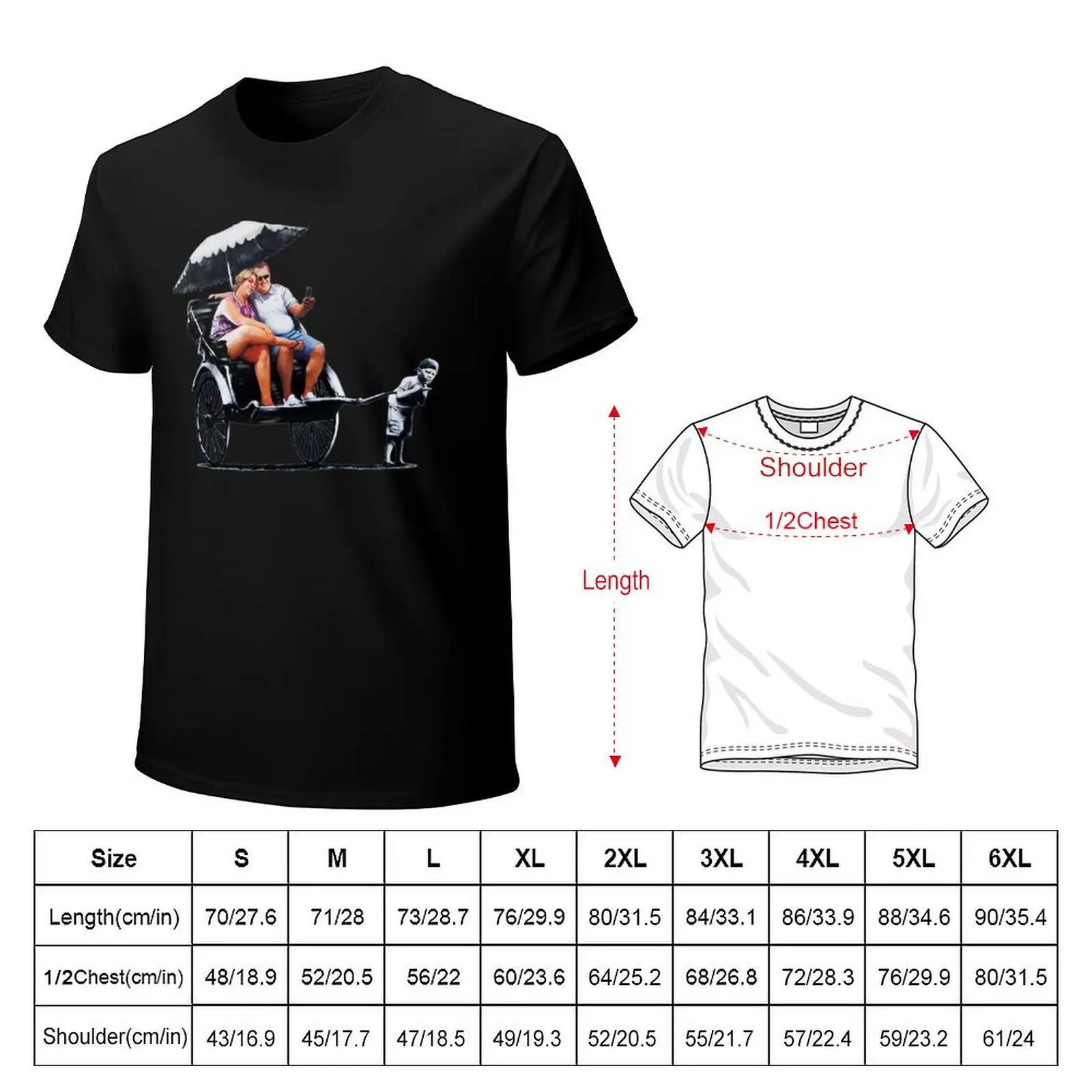 Retro Style Arts Banksy Rickshaw Poster Should Know About T-Shirt UV Protection Outdoor Tee Shirt