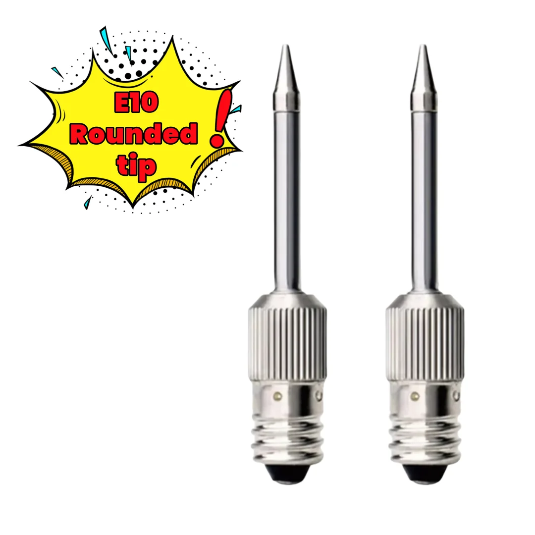 Welding Soldering Tips USB Soldering Iron Head Replacements Threaded Soldering Tip Fits For E10 Interface Soldering Iron