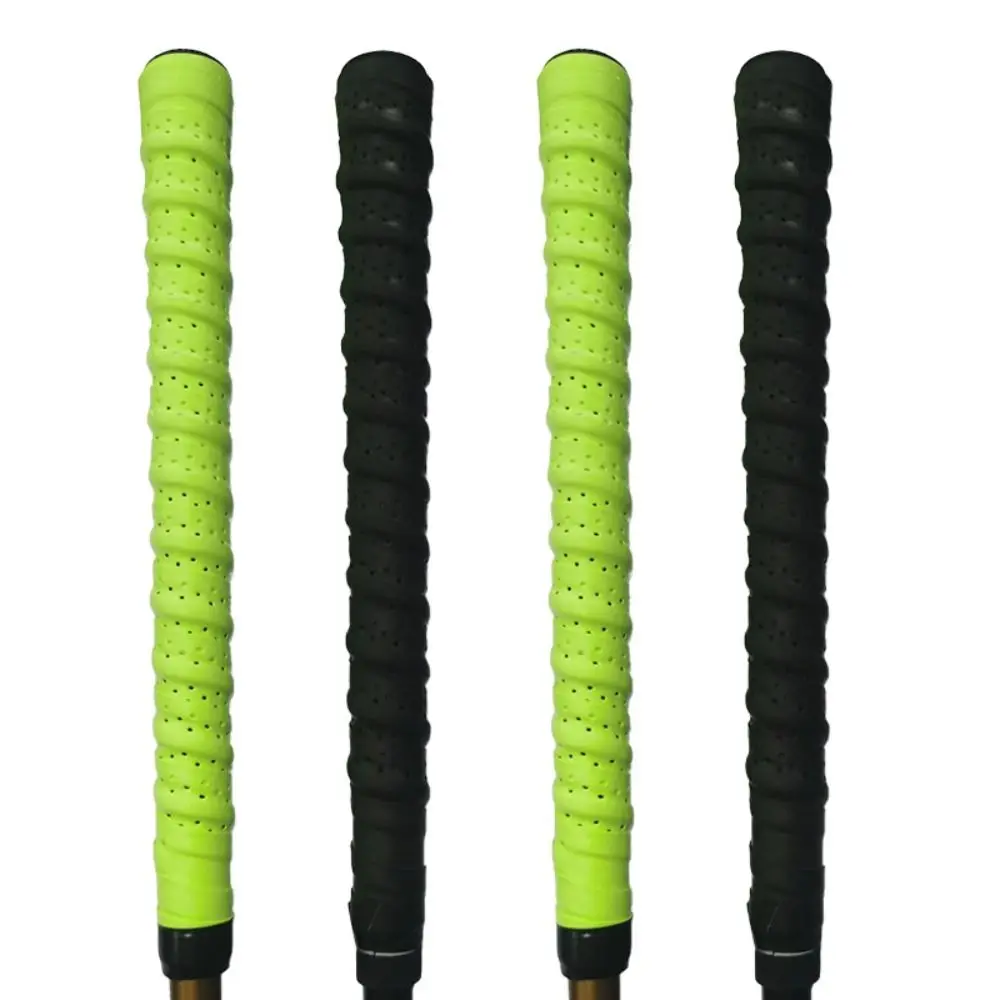 Cinta de agarre para palos de Golf de 110cm, repuesto rápido, cintas de envoltura de agarre de Golf a prueba de sudor, envoltura de raqueta de Bádminton antideslizante de cuero PU
