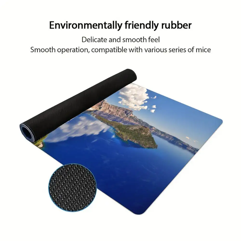 Sea view Mouse Pad Large Gaming Table Cushion Mousepads Nootbook Game Rug Non-slip Laptop Tablet Mat Mini PC Playmat