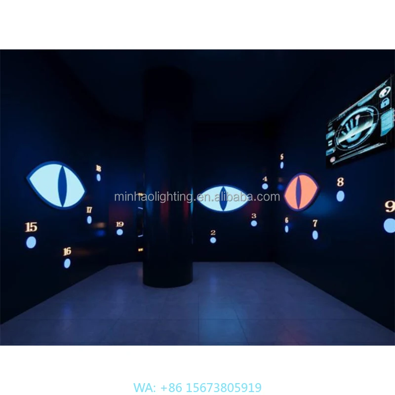 

Коммерческая комната для квестов с LED-подсветкой «Дьявольский глаз» (зеленый, красный) для арены