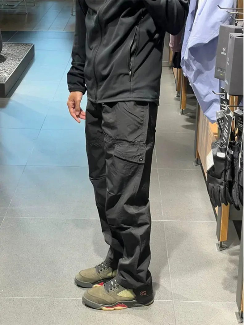 

Retro American Soft ell Jaet Men's Faionable Streetwear Climbing Pants Workwear Trousers Youthful Energy Sle