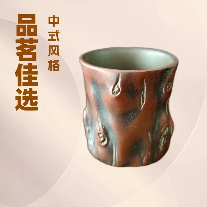 Nixing pottery master cup hand-carved teacup single pack tea supplies ceramic tableware