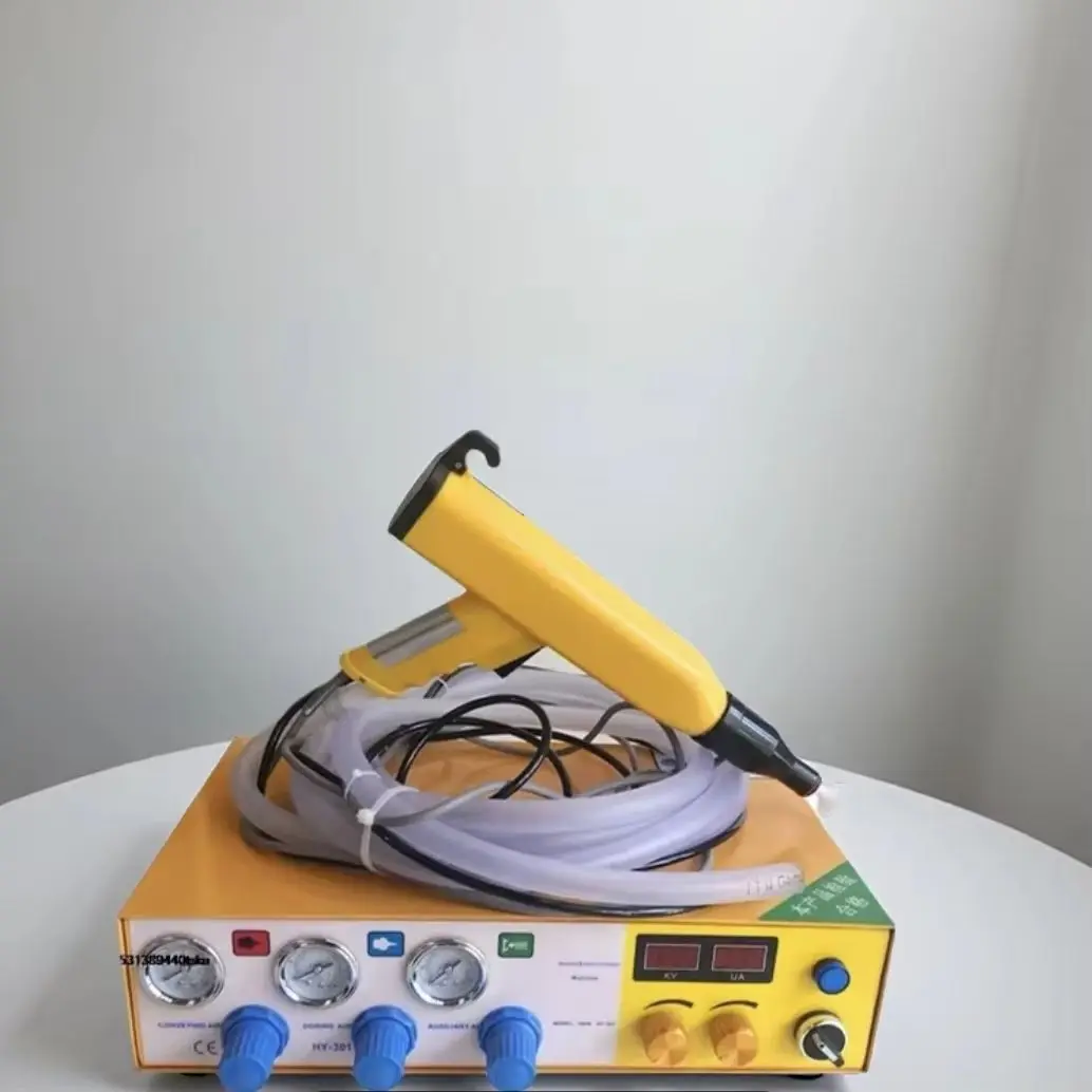 Useful Portable Powder Paint Experiment System Electrostatic Powder Coating Machine With Electrostatic Powder Coating Test Gun view 5