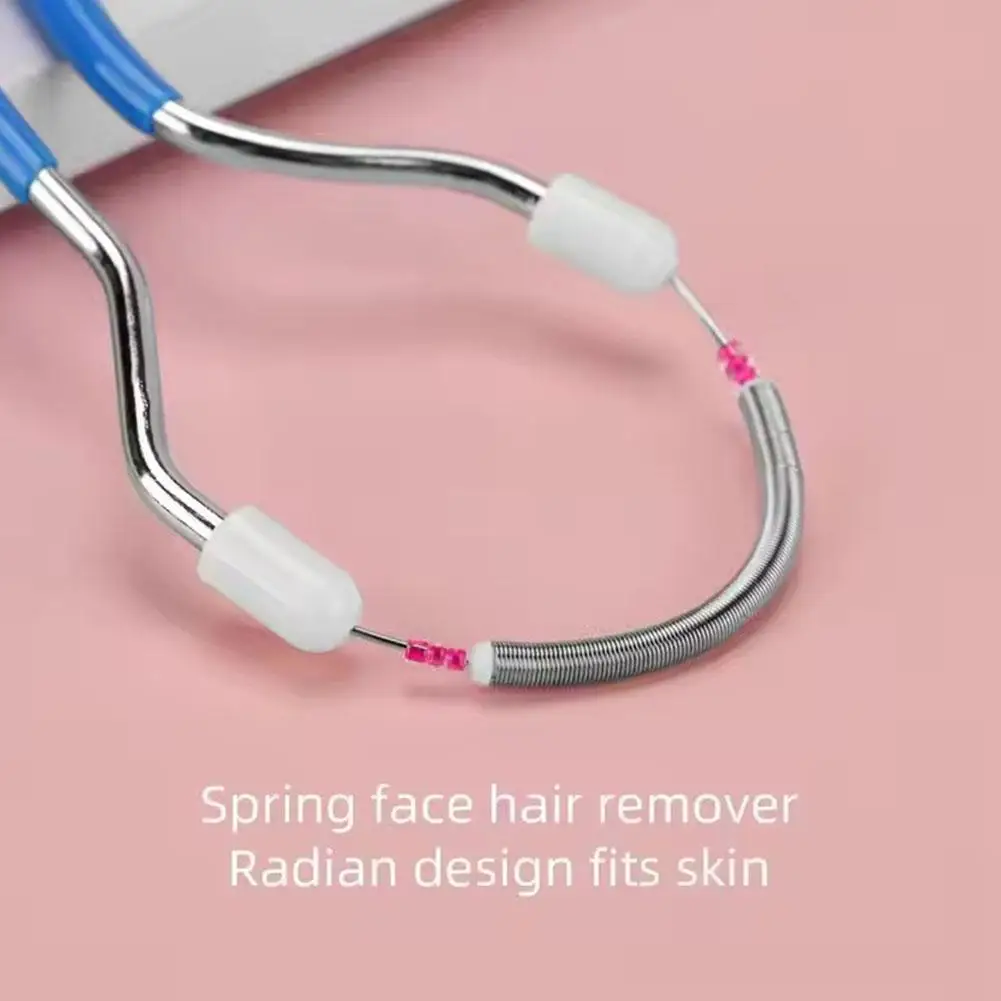 Strumento per epilare i peli del viso Mini strumento per la rimozione dei peli delle mani delle labbra del viso Mantenere la pelle liscia Pulisci le guance Accessorio per la cura del viso