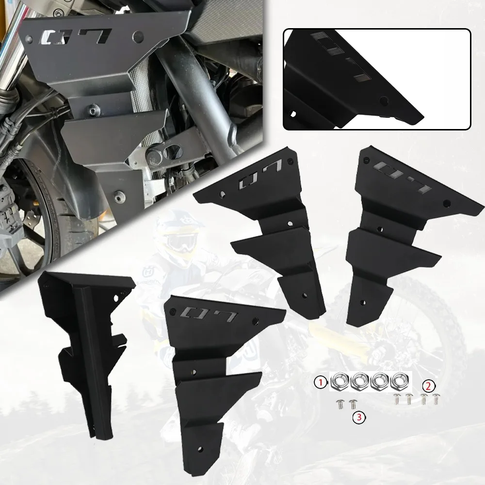 

2025 Motorcycle Accessories For YAMAHA MT 07 MT07 FZ07 2018-2021 2022 2023 MT-07 FZ-07 Radiator Side Cover Grill Guard Protector