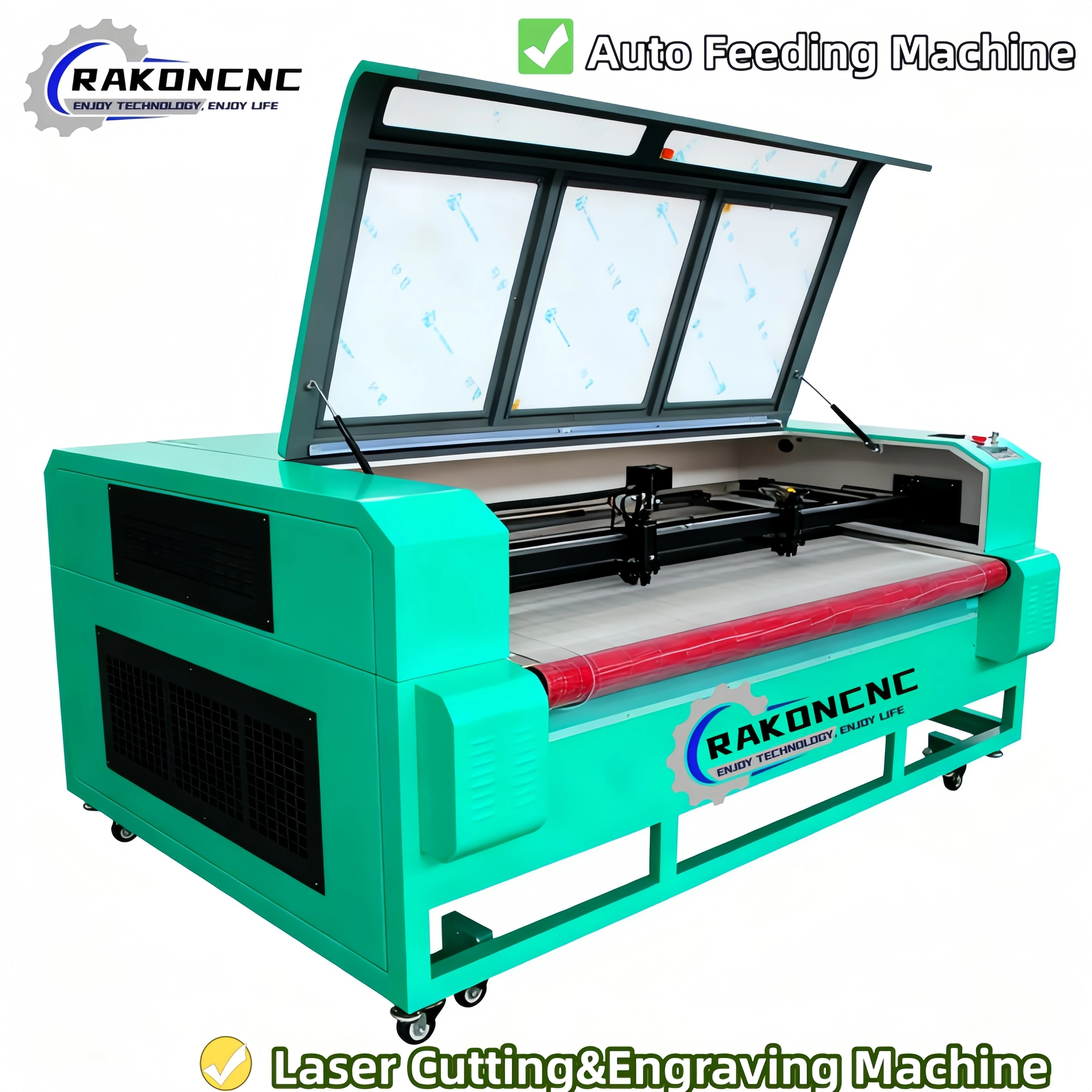 

High Precision 60W 80W 100W 150W 6090 1390 CO2 Laser Cutting and Engraving Machine for Wood Acrylic PVC Leather Fabric for Sale