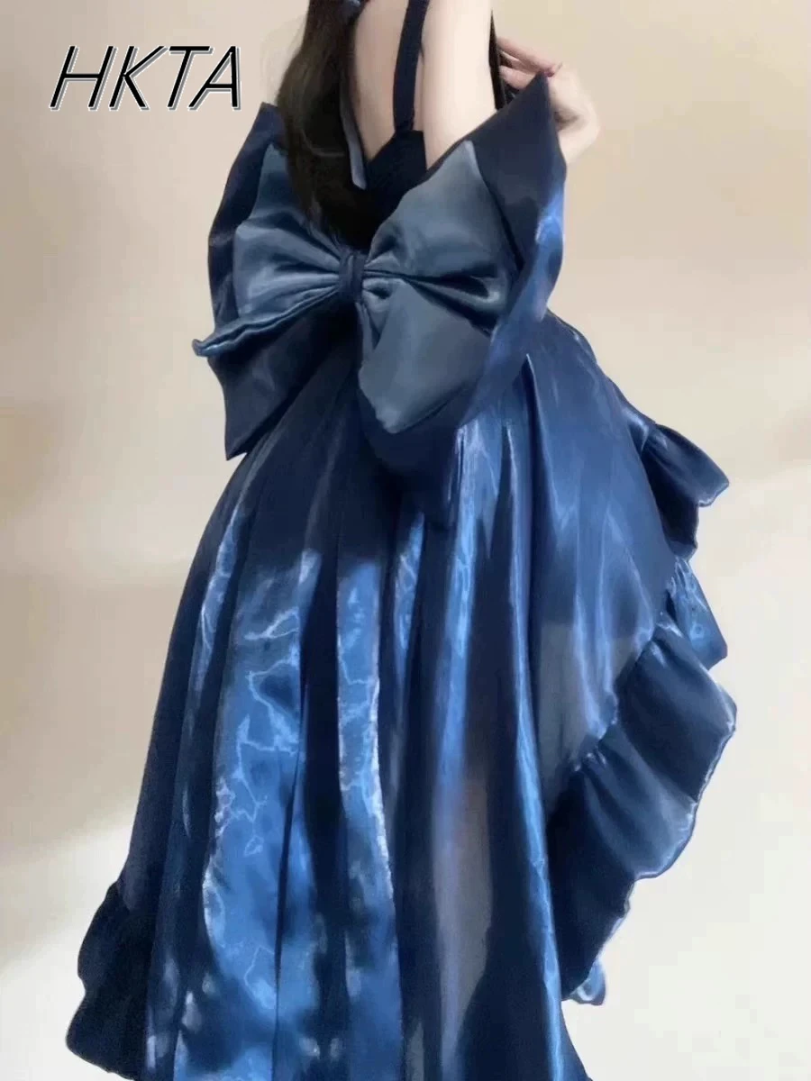 

French Princess Dress Original Gothic Lolita Suspender Dress Sweet Date Anniversary Slim-Fit Elegant Evening Dresses Vestidos