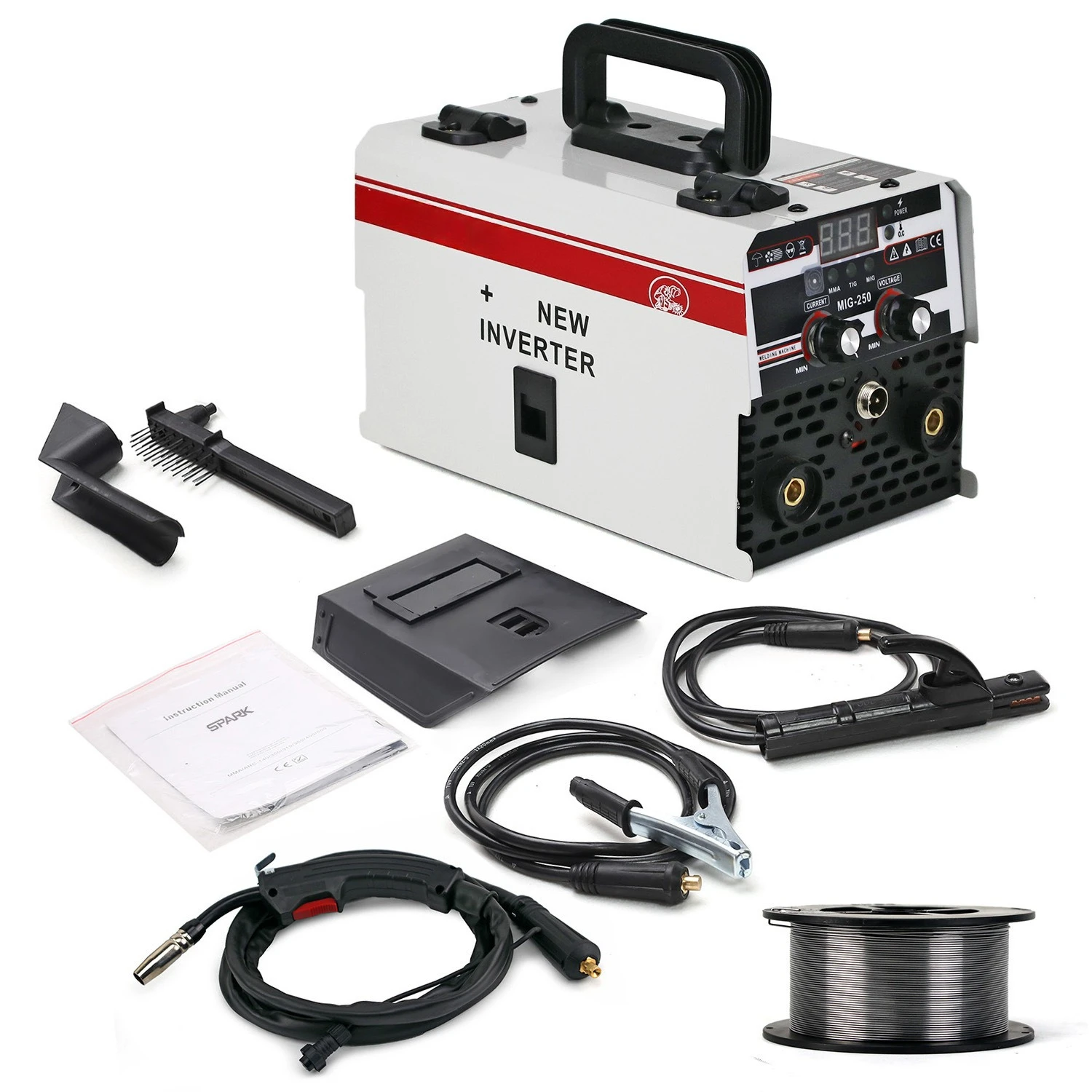 MIG-250 220-240V Airless Secondary Welding Argon Arc Welding Multi-function MIG-250 Electric Welding Machine