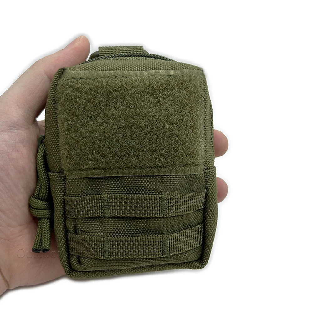 Taktische Mini-MOLLE-Tasche, kompakte Mehrzweck-EDC-Batterie-Zigarettenetui-Kartenhalter-Gürteltasche für Jagd, Trekking, Laufen, Camping – Detail 11