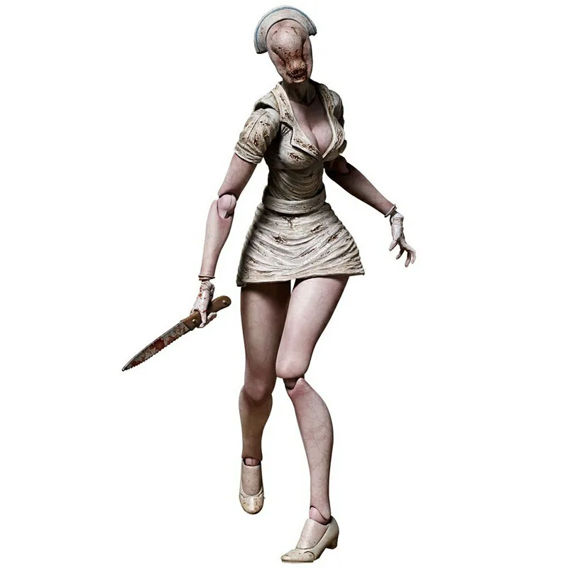 Anime silent hill 2 figura figma sp055 sp061 vermelho pyramd coisa