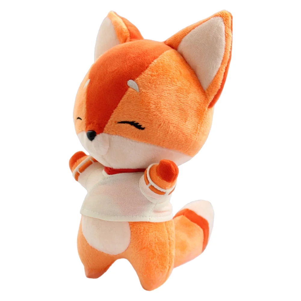 Ow Kiriko Fox Cosplay Pluche Speelgoed Cartoon Zacht Gevulde Poppen Mascotte Kinderen Verjaardag Xmas Cadeau Halloween Feest Rekwisieten Voor Kinderen