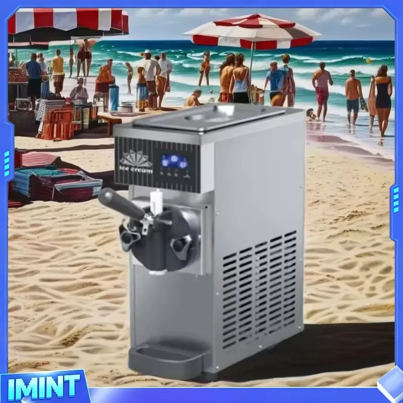 Commercial Soft Serve Ice Cream Machine Single Nozzle Mini Ice Cream Maker Machine