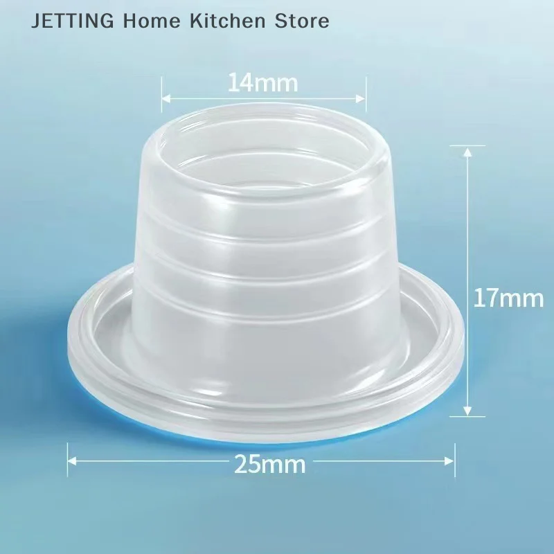 30pcs Transparent Silicone Sealing Gasket Sleeve Type - Leak Proof Rubber Gasket Seal, Suitable For Faucets And Pipe Fittings