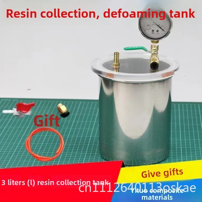 3L Vacuum Resin Collector Pot - Drying Chamber Degassing for Vacuum Resin Infusion Process