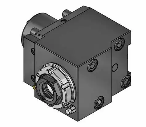 Original New WTO 420132015-60 Turret VDI Tool Holder BMT65P Live Tooling ER32 X Axis for CNC Lathe