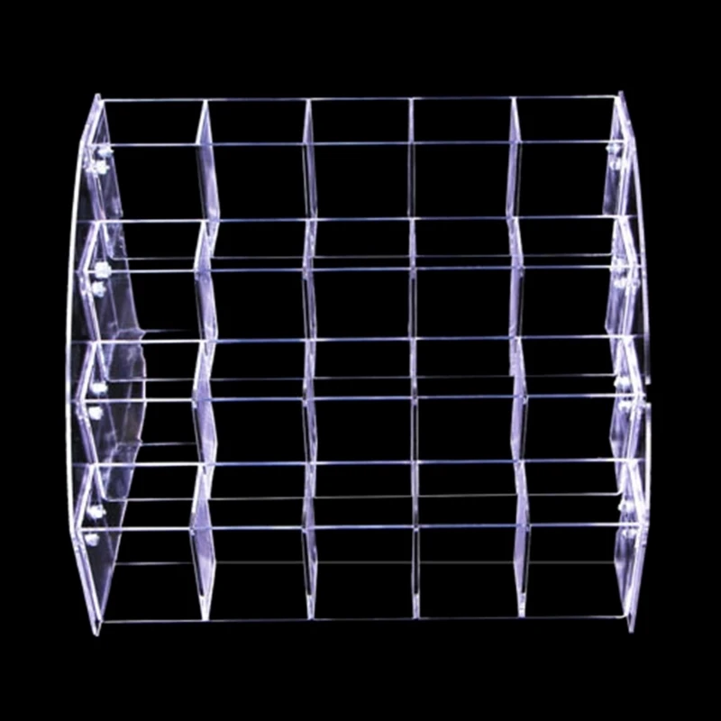 حامل عرض أكريليك لأقلام الرصاص، منظم فرش أنيق وموفر للمساحة للطلاب والمحترفين