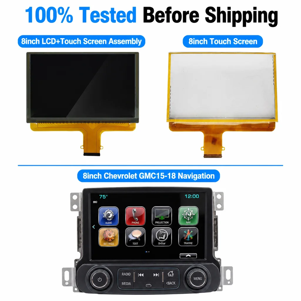 100-tested-grade-a-8-dj080pa-01a-dj080pa-01b-lcd-display-touch-screen-digitizer-assembly-for-chevrolet-gmc-15-18-mylink-radio