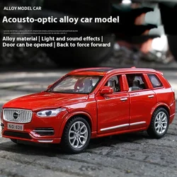 1:32 VOLVO XC90 SUV Alloy Car Model Diecast Metal Model Sound & Light Children Toys Home Decoration Ornaments Gift for Children