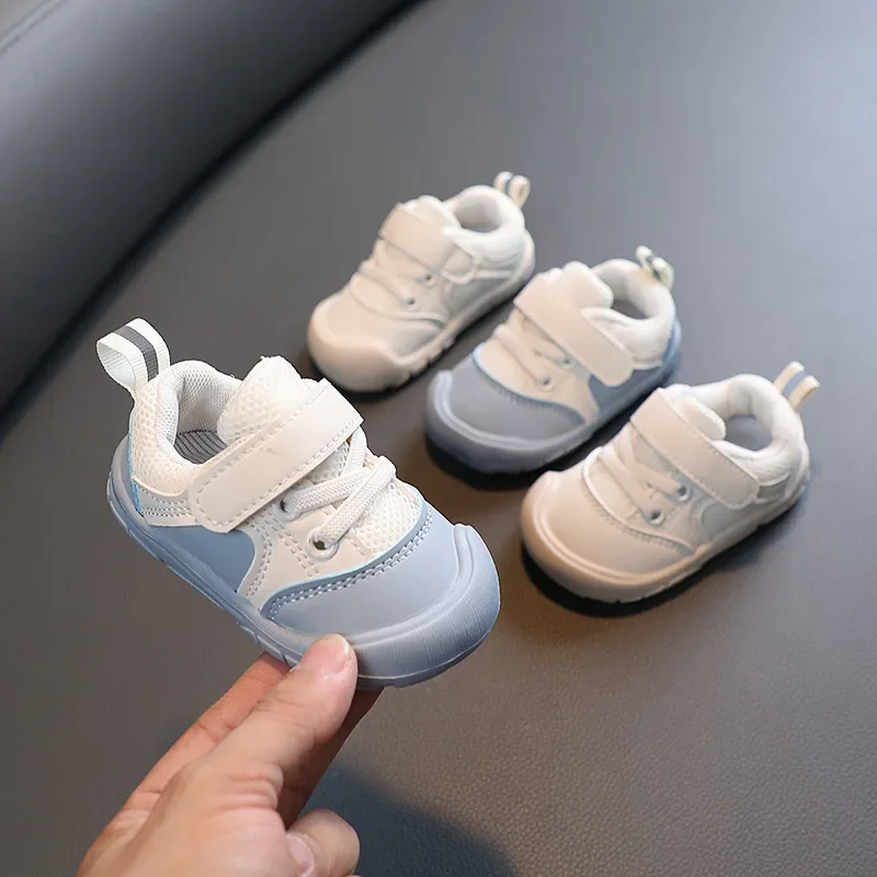 Size 16-20-25 Infant Toddler Boys Sport Shoes for Child Girls Leather Flats Kids Sneakers Fashion Casual Baby Shoes DropShipping