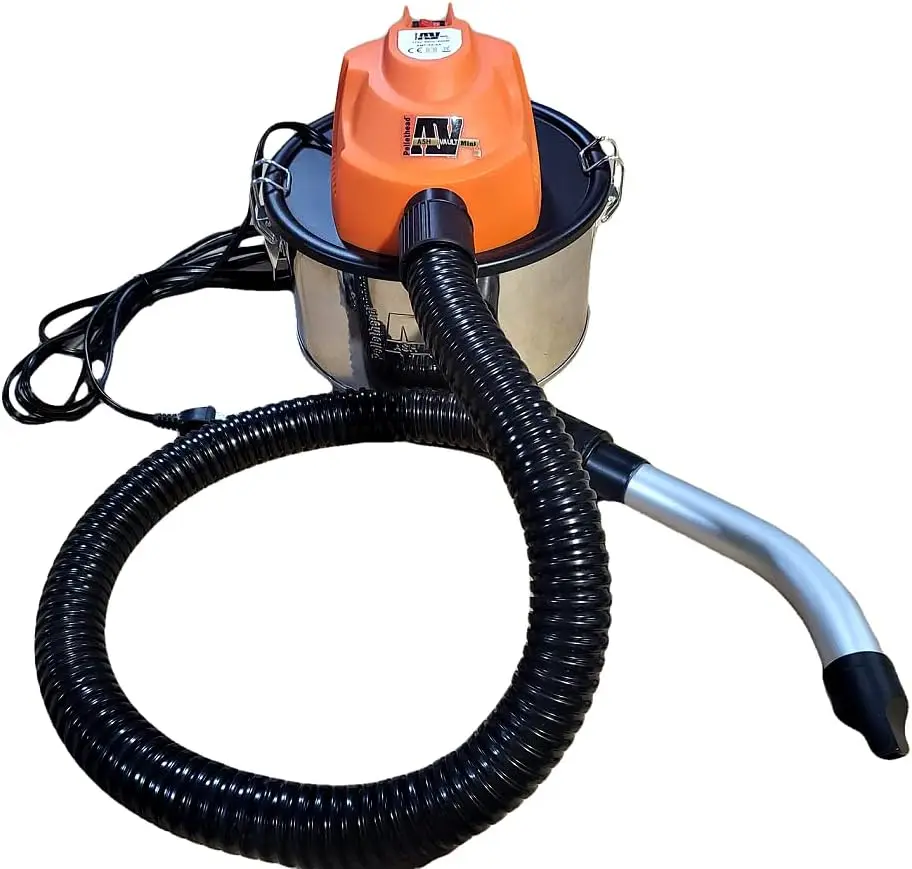 

PelletheadAsh Vacuum Vault Pro Mini 110 В: двойные фильтры HEPA, емкость 1 галлон, для пеллетных печей, грилей, каминов и пиццы Ov