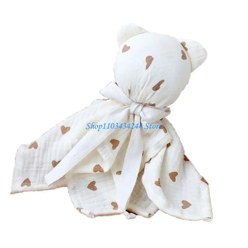 Soothing Towel for Baby, Newborns Teething Bib Pacify Handkerchief Appease Towel Lovely Calming Towel for Newborns