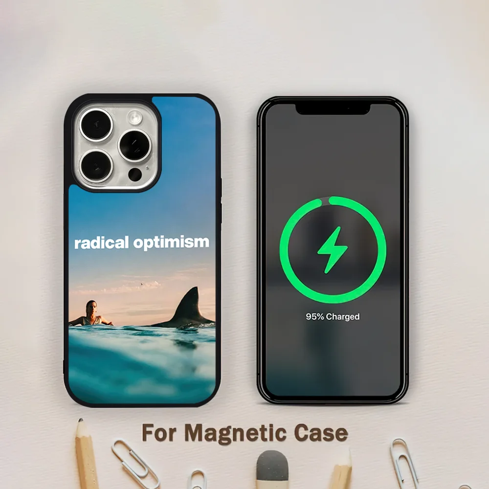 D-Dua Radical Optimism L-Lipa Phone Case Magsafe Magnetic For iPhone 11 12 13 14 15 Pro Max Plus Wireless Charging