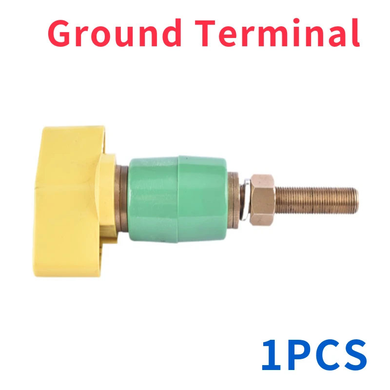 

Yellow and green ground terminal M12*0.1 high and low voltage distribution cabinet accessories Grounding terminal