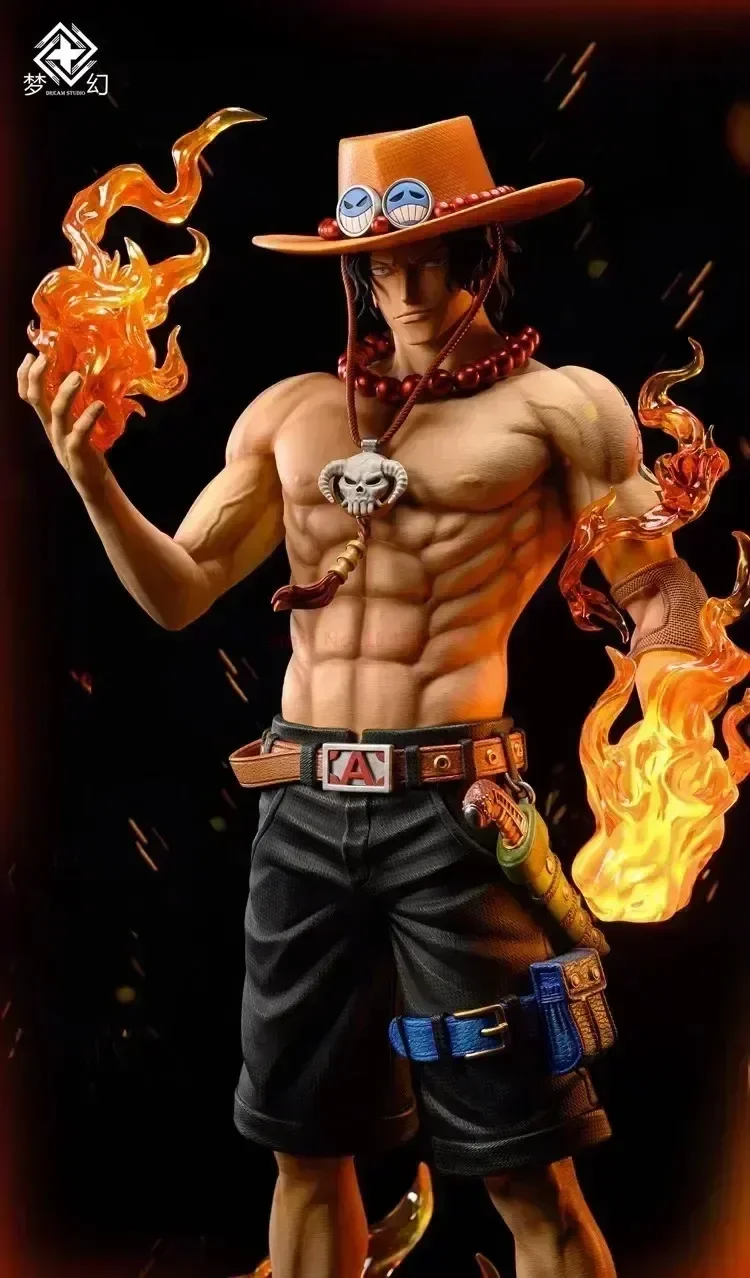 Figuras de One Piece 1/3 Ace Gk Fantasy, 70cm, Super enorme Figuras de One Piece 1/3 Ace Gk Fantasy, 70cm, Super enorme