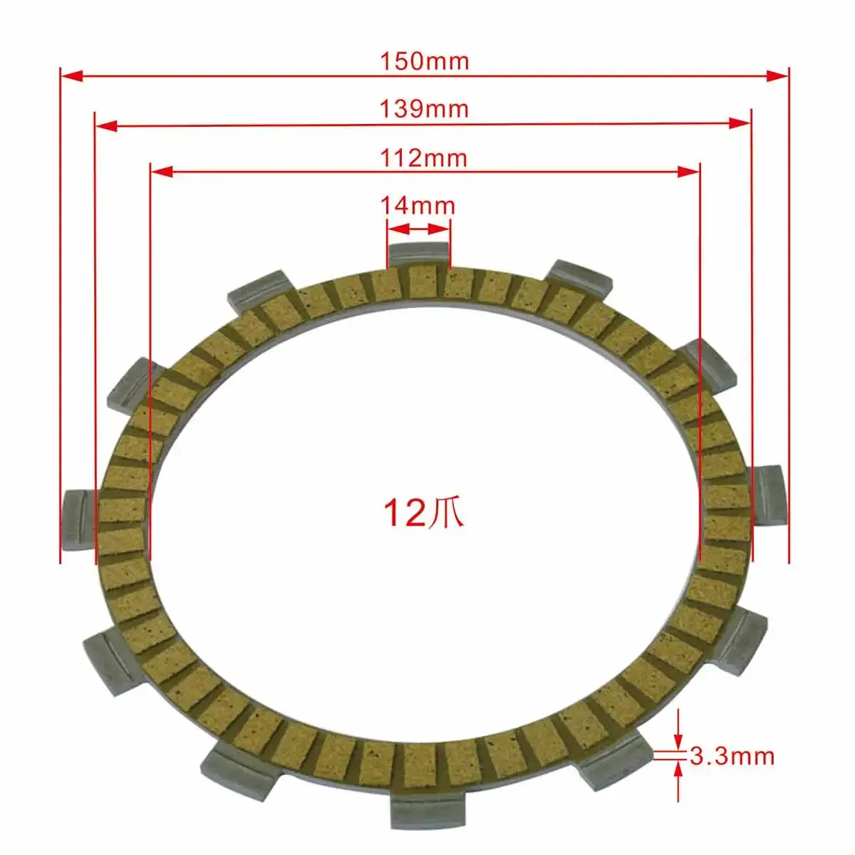 LOPOR 8+1 Pcs Motocycle Fibrous Clutch Discs Plates For SUZUKI GSX-R1000 2009-2016 GSX-R1000Z 2013-2014 GSXR GSX-R Z 1000