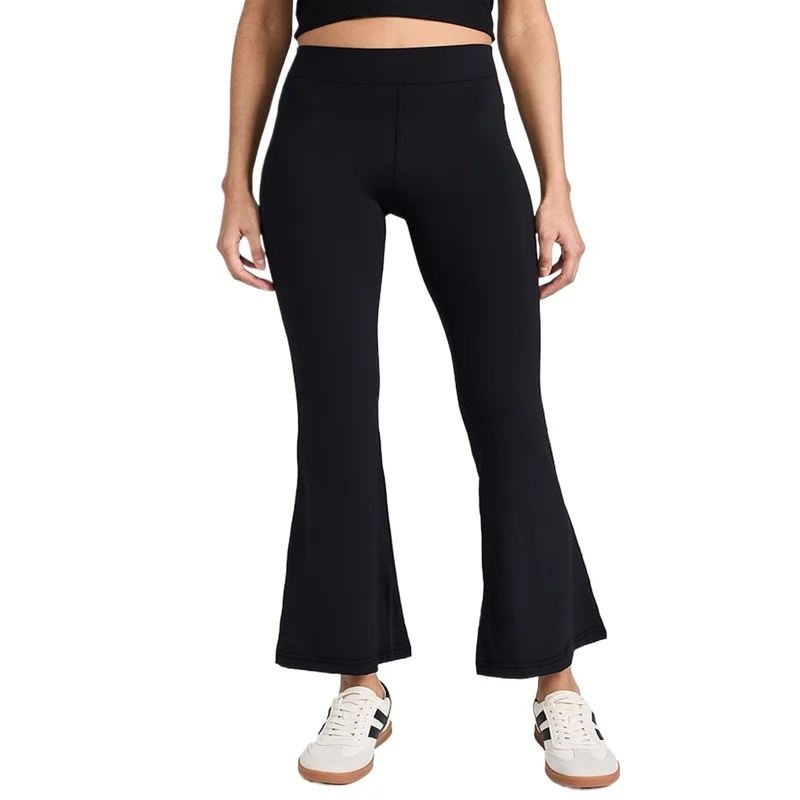 

2026 Women Plus Size Fashion Flared Pants Elastic Waist Design