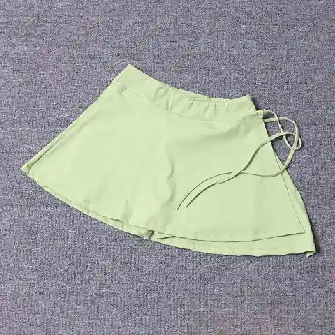 스포츠 요가 반바지; 배드민턴 테니스 스커트 팬츠; 반신 속건 포켓 반바지; 사이드 슬릿 타이 스커트 팬츠; 밖에서 입으세요
