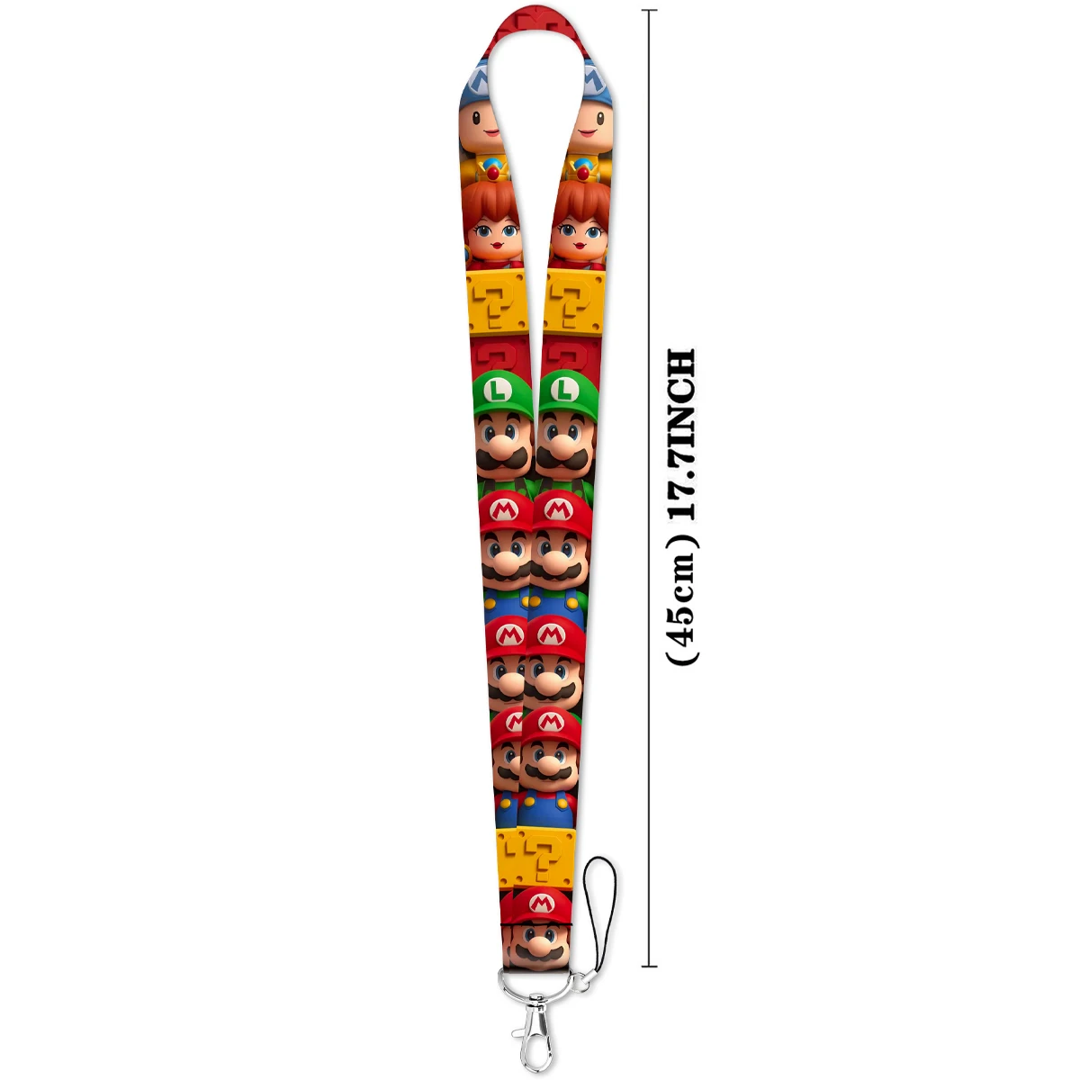 Buntes Schlüsselband mit Videospiel-Motiv und Kartenhalter, Ausweishalter, Umhängeband für Studenten, Arbeit, Büro, Reisezubehör, Geschenke – Detail 1