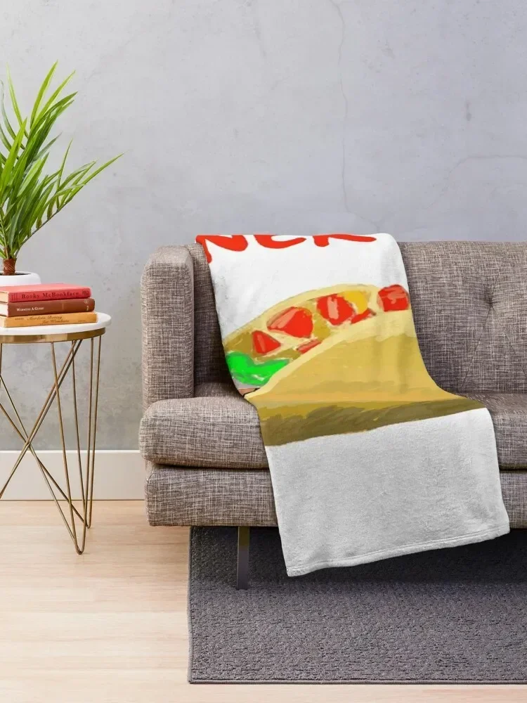 wiener taco Throw Blanket Giant Sofa Furrys Bed Fashionable Beautifuls Blankets