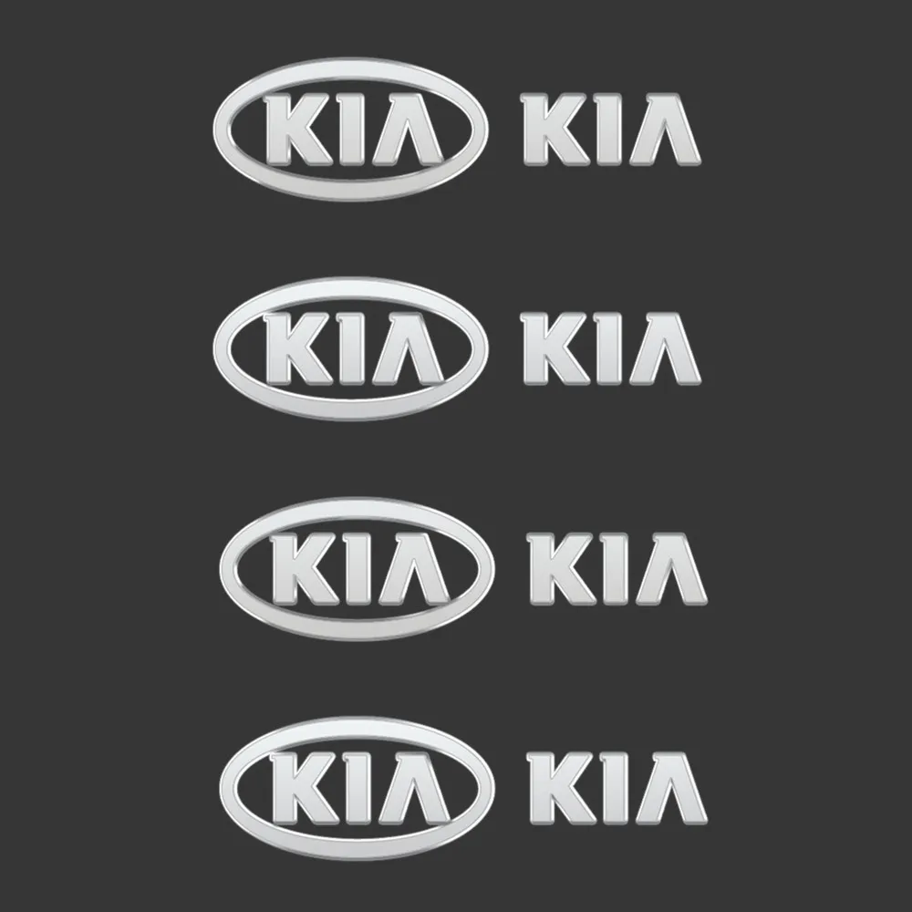 Metal emblem Auto Decor Decals Reflective Car Window Wiper Stickers For KIA K3 K5 Sorento Sportage Rio Car Accessories