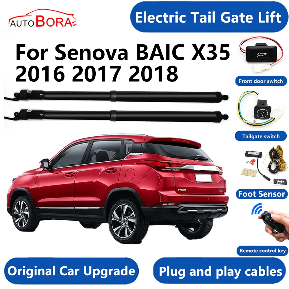 Car Electric Tail Gate Lift System Power Liftgate Kit Auto Automatic Tailgate Opener for Senova BAIC X35 2016 2017 2018