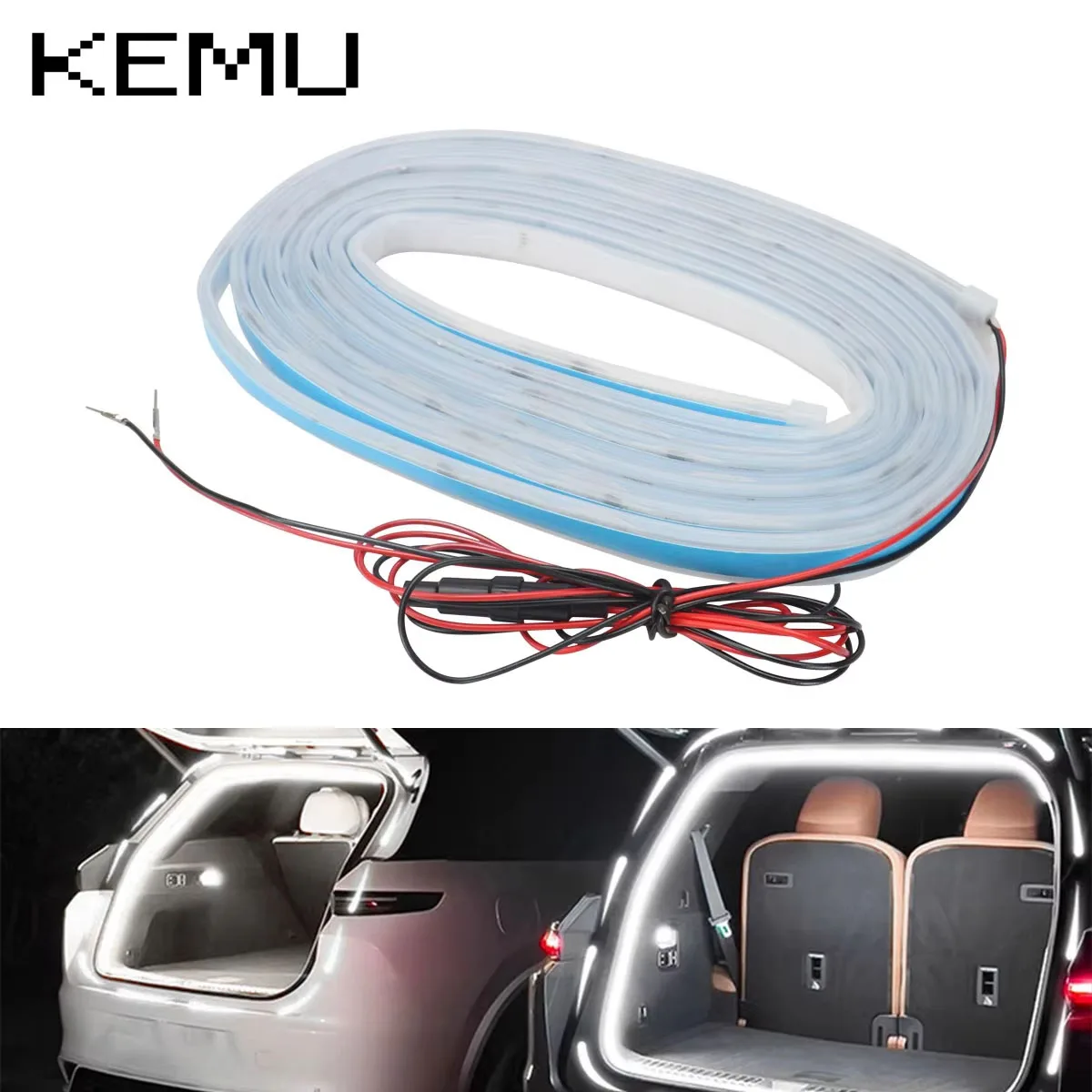

Dynamic Flowing Trunk Light Strip Car Trunk Light Strip Waterproof Auto Interior Illumination Accessories for Vehicles Sedan