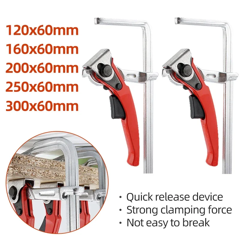 guia rapido rail clamp carpenter f clamp tamanhos diferentes fixacao rapida para mft e guia rail system mao ferramenta carpintaria 01