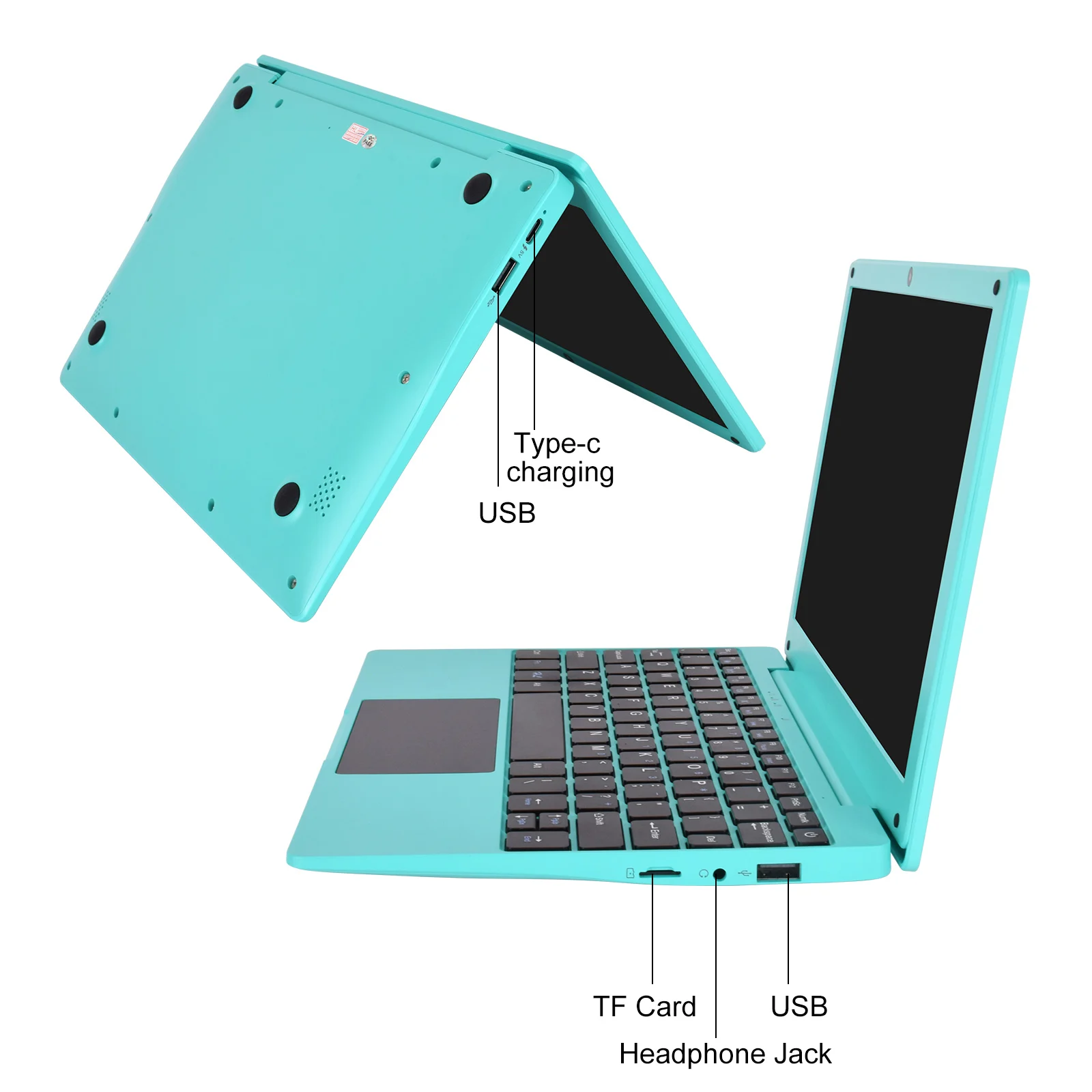 Imagem -05 - Computador Netbook Ultra Fino e Leve Cpu A133 Wifi Usb Novo 101 Quad Core 2gb Mais 64gb 2023