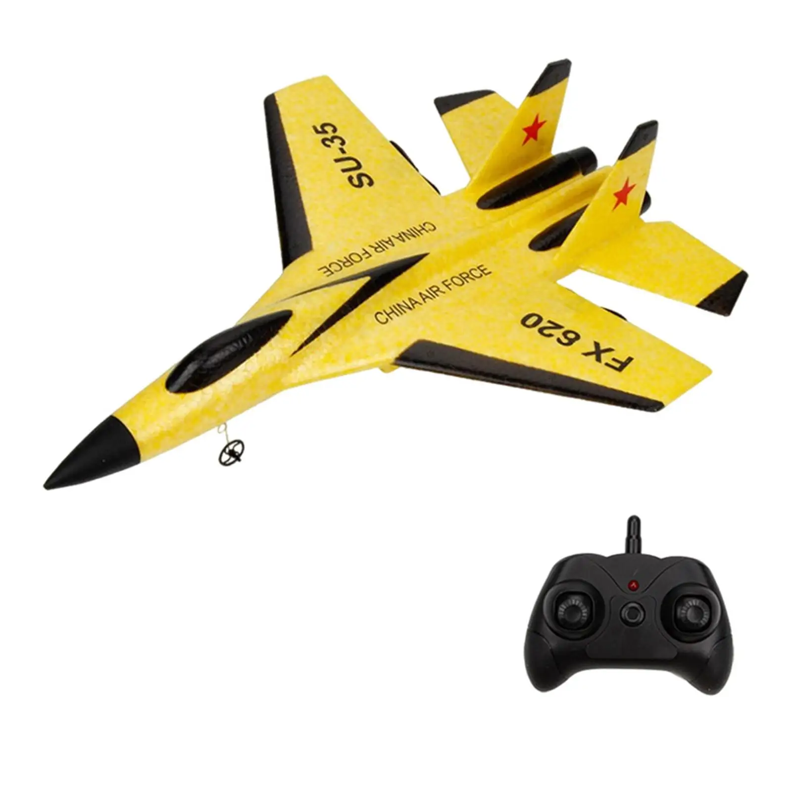 SU35 Remote Control RC Airplane Aircraft 2.4G 2CH EPP Glider Fighter Model Drone Toys RTF for Boys Adults Beginner Gifts