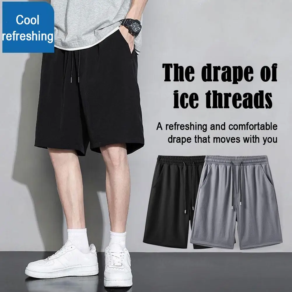 

1pcs Summer Men's Women's Shorts Latest Luxury Fashion Sports Loose Bottoms Casual Shorts Five-point Elastic Pants Q1c5