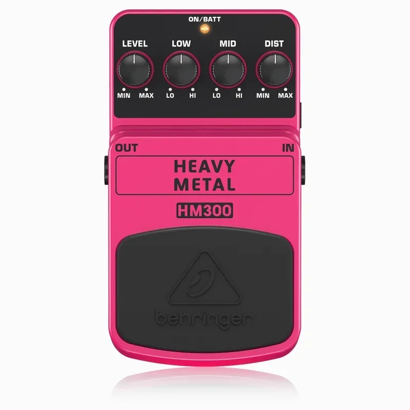 Behringers UM300 Electric Guitar Bass Distortion Faz Single Block Effect Offers Three Sound Mode Guitar Effect