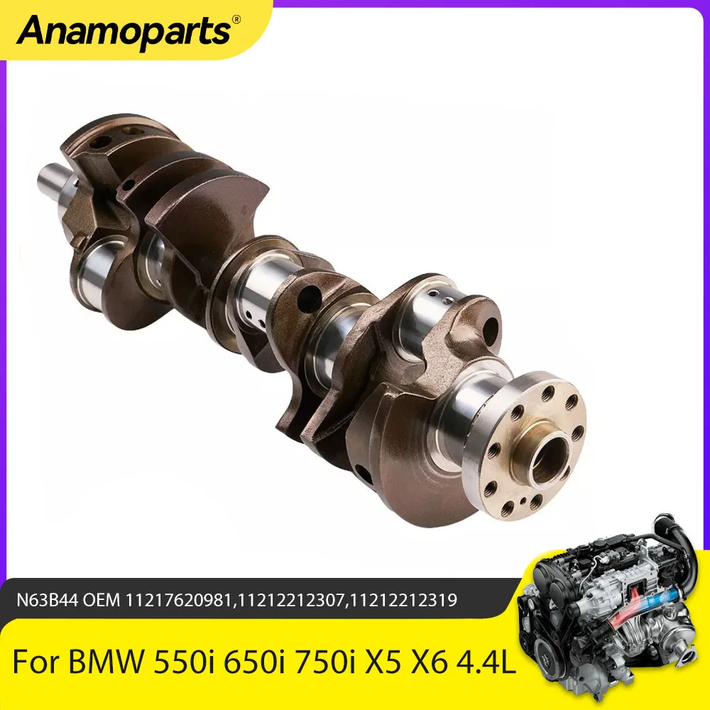 

Engine Parts Crankshaft Fit 4.4 L T N63B44 For BMW 550i 650i 750i X5 X6 4.4L V8 Gas N63 11217620981 2011- 2019