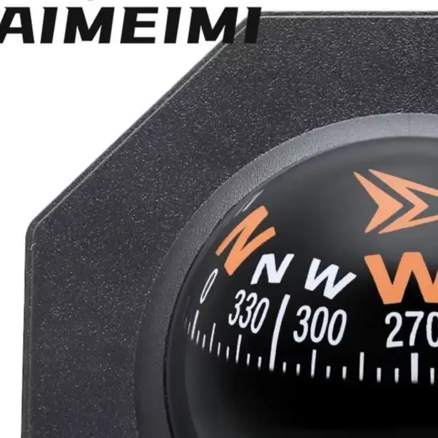 

MAIMEIMI Universal 2 IN 1 Compass+Slope Meter Digital Mini Compass for Car Boat Professional Guide Ball Compass Car Accessories