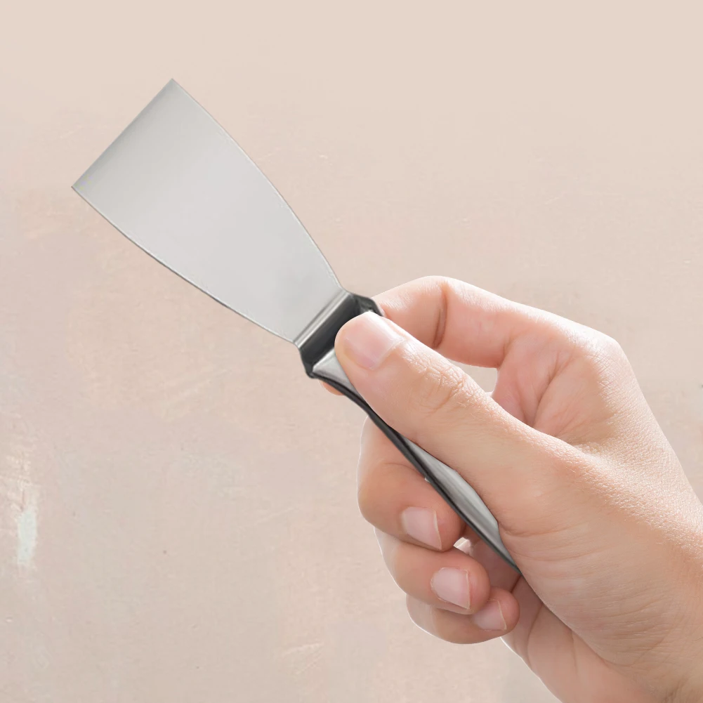 One-Piece Stainless Steel Putty Paint Scraper Tool Spackle Tool Putty Scraper for Spackling Patching and Painting