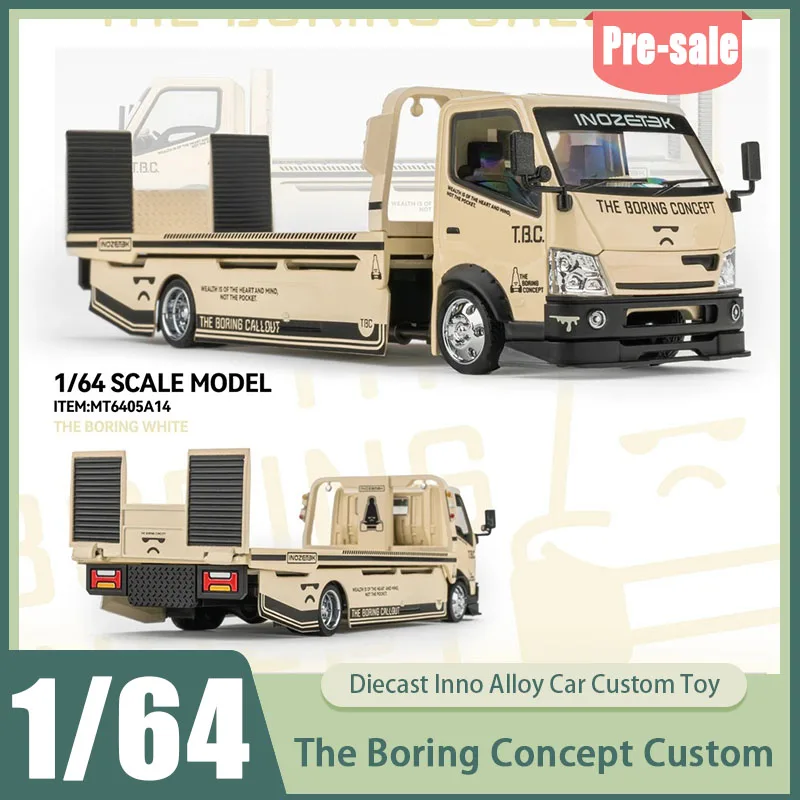 

Предзаказ: Tbc X Micro Turbo 1:64 The Boring Concept — высокодетализированная литая модель эвакуатора-платформы, игрушка для мальчиков