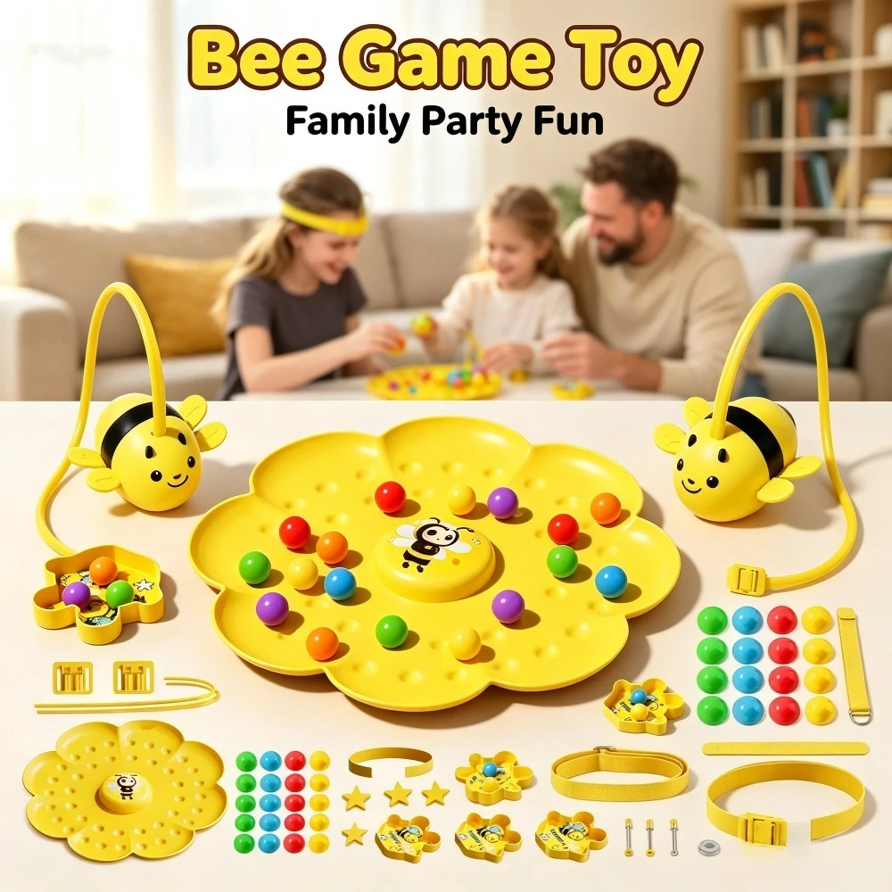 Party Games Easter For Family - リトルバンブルビー釣りゲームパズルおもちゃ多機能ボードゲーム教育インタラクティブおもちゃ子供学習家族クリスマス